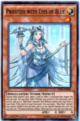 Priestess with Eyes of Blue - SHVI-EN098 - Super Rare - 1st Edition